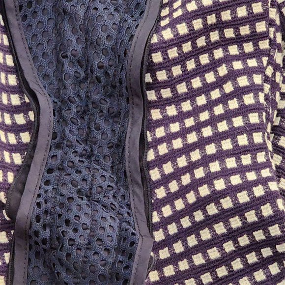 NWT: Tricot Chic Navy & White Checkered Plaid Tunic Dress Made in Italy - Picture 10 of 12